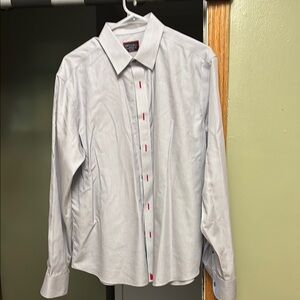 Untuckit light grey dress shirt